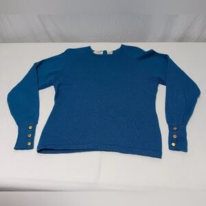 Vintage Carroll Reed 💯 Wool Crewneck sweater. Ladies size m